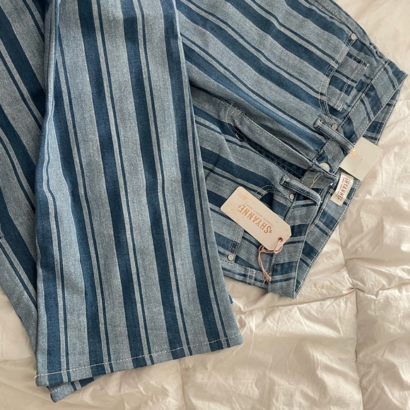 Shyanne Bootcut Striped Jeans NWT SZ 31x32 - Picture 3 of 4